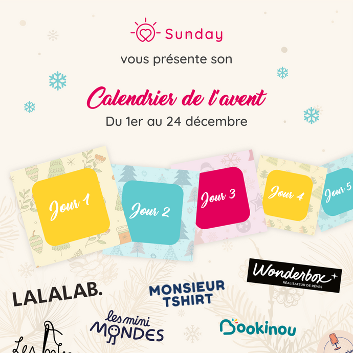 Sunday lance son calendrier de l'avant sur Instagram