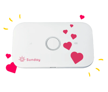 Abonnement Modem 4G - 9,99 € / mois - Sunday